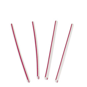 Sip Stir White and Red 5 1/4" 10/1000/ct.