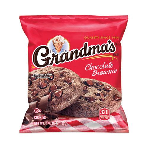 Big Chocolate Brownie, 2.5 oz Packet, 2 Brownies/Pack, 60 Packs/Carton, Ships in 1-3 Business Days Big Chocolate Brownie, 2.5 oz Packet, 2 Brownies/Pack, 60 Packs/Carton, Ships in 1-3 Business Days