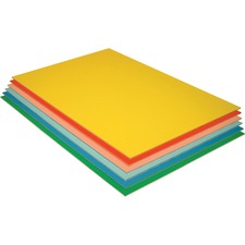UCreate Foam Board - Sign, Display, Mounting, Craft - 30"Height x 20"Width x 187 milThickness - 12 / Carton - Assorted - Foam