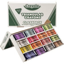 Crayola 8-Color Jumbo Crayon Classpack - 5 Length - 0.5 Diameter -  Assorted - 200 / Box