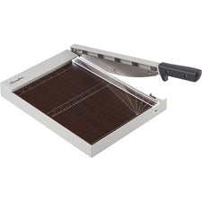Swingline ClassicCut Guillotine Wood Trimmer - 10 Sheet Cutting Capacity - 12" Cutting Length - Safety Latch - Solid Wood - Gray - 1 Each