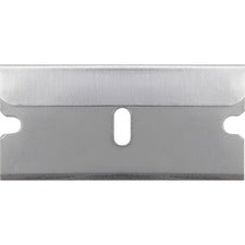 Sparco Tap-Action Razor Knife Refill Blades - 1.50" Length x 1" Thickness - Straight Style - Steel - 5 / Pack - Stainless Steel