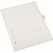 Avery® Index Divider - 25 x Divider(s) - Side Tab(s) - Exhibit 16 - 1 Tab(s)/Set - 8.5" Divider Width x 11" Divider Length - Legal - 8.50" Width x 11" Length - White Paper Divider - 1