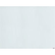 Lorell Magnetic Glass Board - 46" (3.8 ft) Width x 36" (3 ft) Height - White Glass Surface - Rectangle - 1 Each