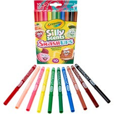 Silly Scents Smash Up Dual Ended Markers, Broad Tip, Assorted, 10