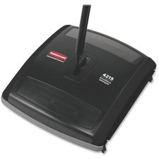 Rubbermaid Commercial Brushless Mechanical Sweeper - 7.50" Brush Face - 4 / Carton - Black