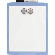 Quartet Decorative Dry-erase Whiteboard - 11" (0.9 ft) Width x 8.5" (0.7 ft) Height - White Stainless Steel Surface - Assorted Plastic Frame - Rectangle - 1 Each