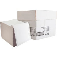 Sparco Blank Perforated Carbonless Paper - Letter - 8 1/2" x 11" - 15 lb Basis Weight - 157 / Carton - Perforated