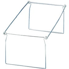 Officemate Hanging Folder Frames - Letter - 24"-27" Long - Steel - Stainless Steel - 6 / Box