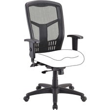 Lorell High Back Chair Frame - Black - 1 Each