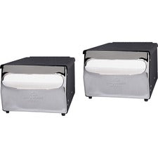 MorNap Tabletop Napkin Dispenser, 7.9 x 11.5 x 4.9, Black/Chrome MorNap Tabletop Napkin Dispenser, 7.9 x 11.5 x 4.9, Black/Chrome
