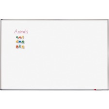 Quartet Porcelain Magenetic Whiteboard - 36" (3 ft) Width x 48" (4 ft) Height - White Porcelain Surface - Silver Aluminum Frame - Horizontal - 1 Each