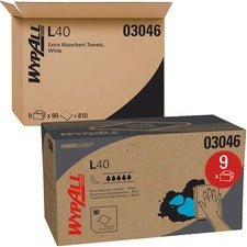 L40 Towels, Pop-up Box, 10.8 X 10, White, 90/box, 9 Boxes/carton