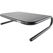 Allsop Metal Art Jr. Monitor Stand - 35" Height x 14.8" Width x 11" Depth - Powder Coated - Metal - Pearl Black