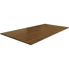 Lorell Rectangular Conference Tabletop - Rectangle Top - 94.50" Table Top Width x 47.25" Table Top Depth - 1" Height - Assembly Required - Walnut - P2 Particleboard