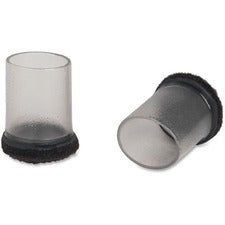 Lorell Clear Sleeve Floor Protectors - Clear - 8/Pack