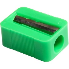 Baumgartens 1-hole Plastic Pencil Sharpener - 1 Hole(s) - Plastic -  Assorted - 1 Each