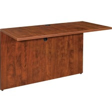 Lorell Essentials Bridge - 47.3" x 23.6" x 1" x 29.5" - Finish: Cherry, Laminate