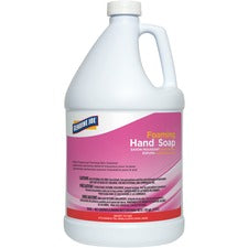 Genuine Joe Ultra Mild Foaming Skin Cleanser - Fresh Scent Scent - 1 gal (3.8 L) - Hand, Skin - Pink - Non-drying, Non-irritating - 1 Each