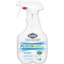 Clorox Fuzion Cleaner Disinfectant - Ready-To-Use Spray - 32 fl oz (1 quart) - Bottle - 216 / Bundle - Translucent