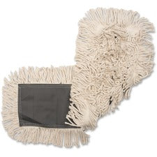 Genuine Joe Disposable Dust Mop Refill - 5" Width x 36" Length - Cotton, Synthetic
