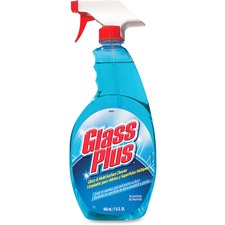 Diversey Glass Plus Multi-Surface Cleaner - Spray - 32 fl oz (1 quart) - Bottle - 1 Each - Blue