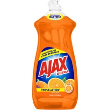 AJAX Triple Action Dish Soap - Liquid - 28 fl oz (0.9 quart) - Orange Scent - 1 Each - Orange