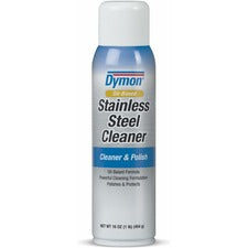 Dymon Oil-based Stainless Steel Cleaner - For Stainless Steel, Aluminum, Chrome, Copper, Brass - 16 fl oz (0.5 quart) - Neutral Scent - 12 / Carton - White Dymon Oil-based Stainless Steel Cleaner - For Stainless Steel, Aluminum, Chrome, Copper, Brass - 16 fl oz (0.5 quart) - Neutral Scent - 12 / Carton - White