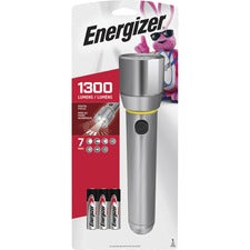 Energizer Vision HD Flashlight with Digital Focus - AA - Metal - Chrome