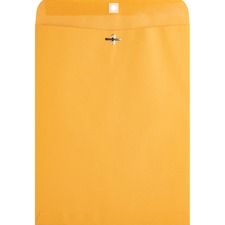 Business Source Heavy-duty Clasp Envelopes - Clasp - #97 - 10" Width x 13" Length - 28 lb - Clasp - Kraft - 100 / Box - Kraft