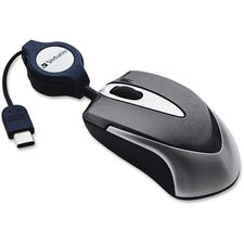 USB-C&trade; Mini Optical Travel Mouse - Black - USB-C&trade;, Black