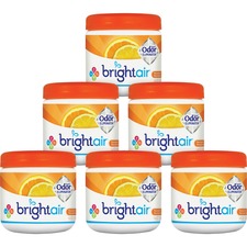Super Odor Eliminator, Mandarin Orange And Fresh Lemon, 14 Oz Jar, 6/carton