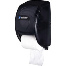 Duett Standard Bath Tissue Dispenser, Oceans, 7.5 X 7 X 12.75, Transparent Black Pearl