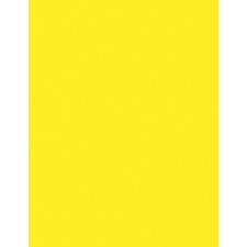 Pacon Neon Multipurpose Paper - Letter - 8.50" x 11" - 24 lb Basis Weight - 100 Sheets/Pack - Bond Paper - Neon Yellow