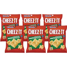 Cheez-It® White Cheddar Crackers - White Cheddar - 3 oz - 6 / Box