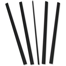 C-Line Binding Bars Only - Black, 11 x 1/8, 100/BX, 34551