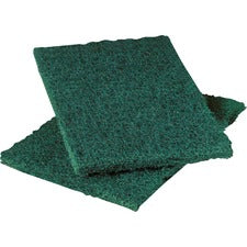 Heavy-duty Scouring Pad 86, 6 X 9, Green, Dozen