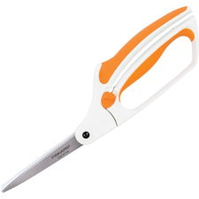 Fiskars Fiskars Easy Action Bent Scissors - 8" Overall Length - Stainless Steel - Multi - 1 Each