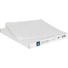 Business Source Sheet Protectors - 3.3 mil Thickness - For Letter 8 1/2" x 11" Sheet - 3 x Holes - Ring Binder - Top Loading - Rectangular - Clear - Polypropylene - 50 / Box