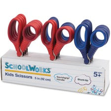 Fiskars 5 Blunt-tip Kids Scissors - 5 Overall LengthSafety Edge Blade -  Blunted Tip - Blue - 1 Each