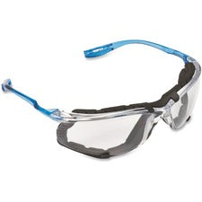 3M Virtua CCS Protective Eyewear - Comfortable, Wraparound Lens, Lightweight, Corded, Anti-fog - Ultraviolet Protection - Blue - 1 Each