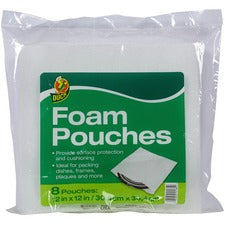 Duck Brand Packing Wrap - 12" Width x 12" Length - Non-abrasive - Foam - Clear