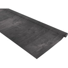 Fadeless Designs Paper Roll - Art Project, Craft Project, Classroom, Display, Table Skirting, Decoration, Bulletin Board - 48"Width x 50"Length - Black Shiplap design - 1 / Roll - Black