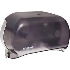 Versatwin Tissue Dispenser, Classic, 8 X 5.75 X 12.75, Transparent Black Pearl