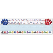 Teacher Created Resources Paw Alphabet Name Plates - Acid-free - 3.50" Height x 11.50" Width x 11" Length - 1 / Pack