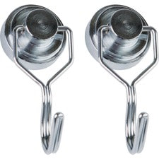 Teacher Created Resources Strong Magnetic Hooks - 20 lb (9.07 kg) Capacity - 1.5" Length - for Classroom - Magnetic - 2 / Pack