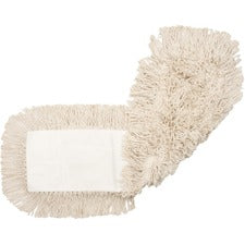 Genuine Joe GJO18500, Disposable Dust Mop Refill, 1 Each, Natural - 5" Width x 18" Length - Cotton, Synthetic