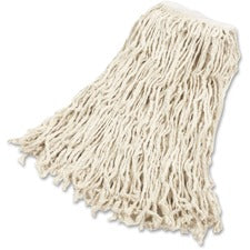 Rubbermaid Commercial 1" Headband Value Cotton Wet Mop - Cotton - White