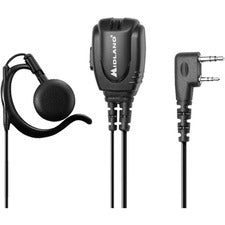 Midland BizTalk BA2 Over The Ear Headset - Mono - Wired - Earbud, Over-the-ear - Monaural - Outer-ear - Black