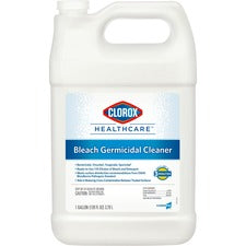 Clorox Healthcare Bleach Germicidal Cleaner Refill - Concentrate Liquid - 128 fl oz (4 quart) - 156 / Pallet - White